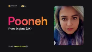 نظر پونه از انگلیس - پکیج خودآموز طراحی رابط کاربر - Learnuix.com - UI Design