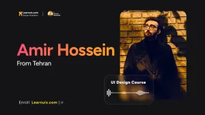 نظر امیرحسین از تهران - پکیج خودآموز طراحی رابط کاربر - UI Design
